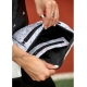 Велика тканева сумка з екошкірою на пояс бананка Sambag Tirso Max біла (80348706)