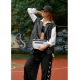 Велика тканева сумка з екошкірою на пояс бананка Sambag Tirso Max біла (80348706)