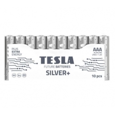 Батарейки "TESLA AАA: SILVER +, 10 шт (AAA SILVER+10M)