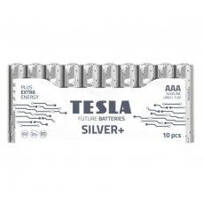 Батарейки "TESLA AАA: SILVER +, 10 шт (AAA SILVER+10M)