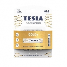 Батарейки TESLA AAA GOLD + (LR03), 4 штуки (AAA GOLD+)