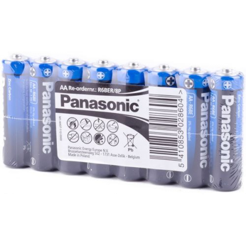 Батарейки PANASONIC R 6 Special коробка 1х8 шт (R6BER/8P) (склад -T-)