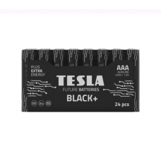Батарейки "TESLA AAA: BLACK +, 24 шт (AAA BLACK+24M)