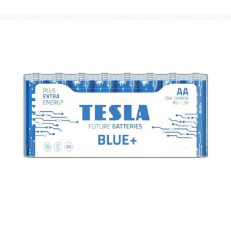 Батарейки "TESLA AA: BLUE +", 24 шт (AA BLUE+ 24M) (склад -T-)