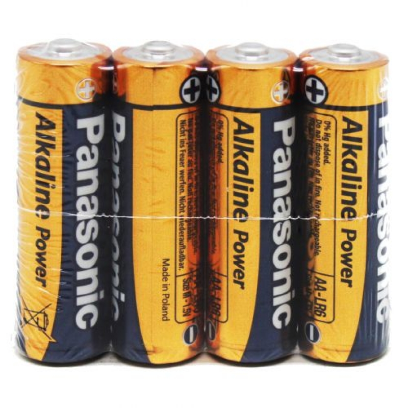  Батарейка PANASONIC LR06 Alkaline Power 1х4 шт.,shrink (LR6REB/4P) (склад -T-)