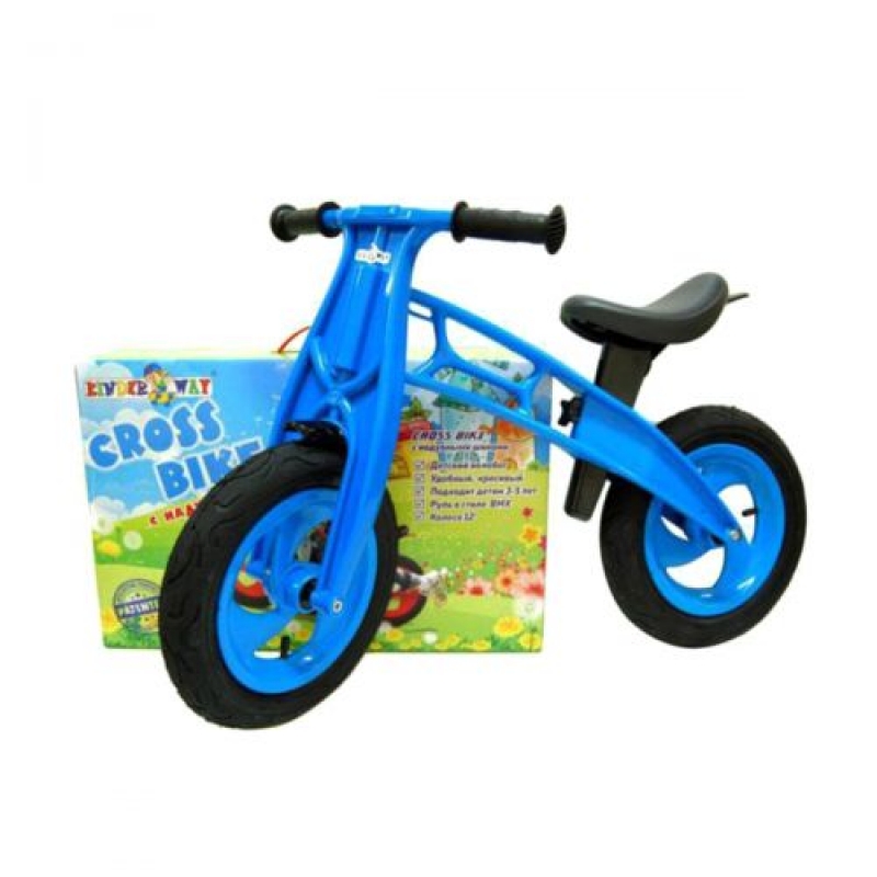 Біговел "Cross Bike" блакитний (KW-11-016 СИН) (склад -T-)