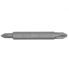 Набір біт двосторонніх PН1-PН2×65мм 1/4" 10шт S2 Chrome (стрічка) SIGMA (4011151)