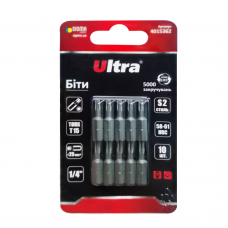 Біти TORX 40×25мм ¼" 10шт S2 (блістер) ULTRA (4015412)