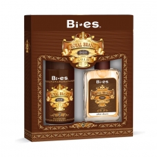 Набір для чоловіків Bi-Es Royal Brand Gold (afsh/100ml+deo/150ml) 100 мл+150 мл (5906513003444)