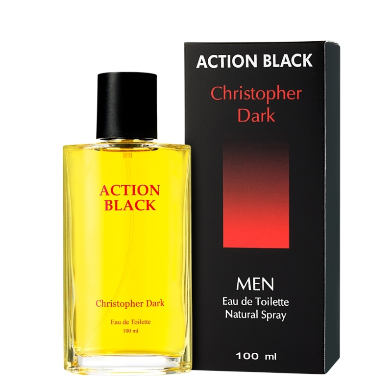 Туалетна вода для чоловіків Christopher Dark Action Black for Man 100 мл (5906588001154)