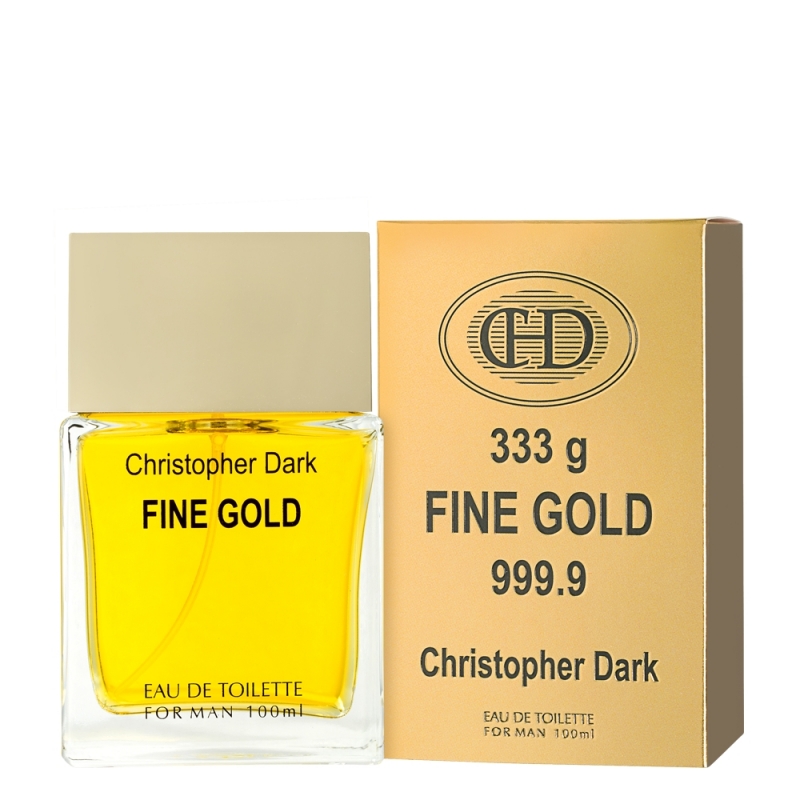 Туалетна вода для чоловіків Christopher Dark Fine Gold for Man 100 мл (5906588002632)