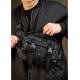 Велика чоловіча поясна сумка бананка Sambag DynamicDart чорний принт (80411702m)