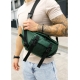 Велика чоловіча поясна сумка бананка Sambag DynamicDart зелена (80411007m)