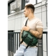 Велика чоловіча поясна сумка бананка Sambag DynamicDart зелена (80411007m)
