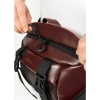 Велика шкіряна чоловіча поясна сумка бананка Sambag DynamicDart марсала (80411120m)