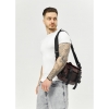 Велика шкіряна чоловіча поясна сумка бананка Sambag DynamicDart марсала (80411120m)