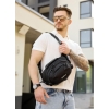 Сумка через плече бананка Sambag Flex Pro чорна (85451065m)
