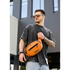 Сумка через плече бананка Sambag Flex помаранчева