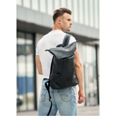 Рюкзак ролл Sambag унисекс RollTop KQN черный