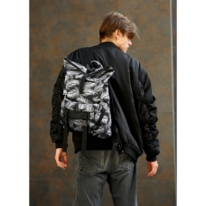 Рюкзак рол Sambag RollTop Double принт "Palm"