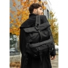 Чоловічий рюкзак рол Sambag RollTop Double чорний тканевий (24330065m)