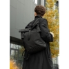 Чоловічий рюкзак рол Sambag RollTop Double чорний тканевий (24330065m)