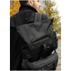 Чоловічий рюкзак рол Sambag RollTop Double чорний тканевий (24330065m)