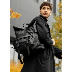 Чоловічий рюкзак рол Sambag RollTop Double чорний