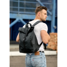 Чоловічий рюкзак ролл Sambag RollTop LZT чорний