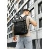 Мужской рюкзак ролл Sambag RollTop LTT чорний оксфорд принт (24238731m)