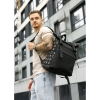Мужской рюкзак ролл Sambag RollTop LTT чорний оксфорд принт (24238731m)