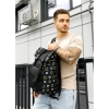 Мужской рюкзак ролл Sambag RollTop LTT чорний оксфорд принт (24238731m)