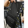 Мужской рюкзак ролл Sambag RollTop LTT чорний оксфорд принт (24238731m)