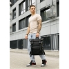 Мужской рюкзак ролл Sambag RollTop LTT чорний оксфорд принт (24238731m)