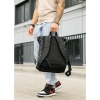 Мужской рюкзак ролл Sambag RollTop LTT чорний оксфорд принт (24238731m)