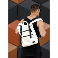 Чоловічий рюкзак ролл Sambag RollTop LTT білий