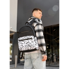 Рюкзак унісекс Sambag Zard SM BLACK & WHITE