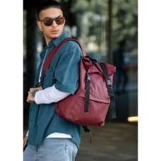 Чоловічий рюкзак ролл Sambag RollTop LSH бордо