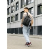 Рюкзак рол Sambag RollTop чорний принт "Zebra" (24208146m)