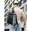 Рюкзак рол Sambag RollTop чорний принт "Zebra" (24208146m)