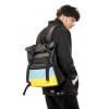 Рюкзак ролл Sambag RollTop LTH чорний з прапором України (24238611m)