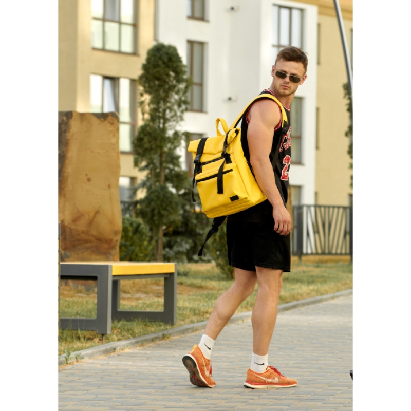 Чоловічий рюкзак ролл Sambag RollTop LTT жовтий (24238028m)