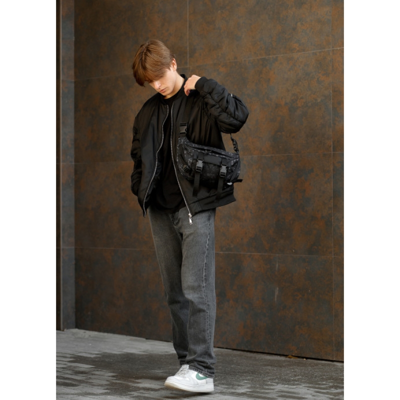Рюкзак рол Sambag RollTop Double чорний принт (24330702m)