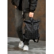 Рюкзак рол Sambag RollTop Double чорний принт (24330702m)