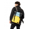 Рюкзак ролл Sambag RollTop LTH блакитний з жовтим (24231610m)