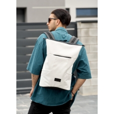 Рюкзак ролл Sambag унисекс RollTop KQN білий