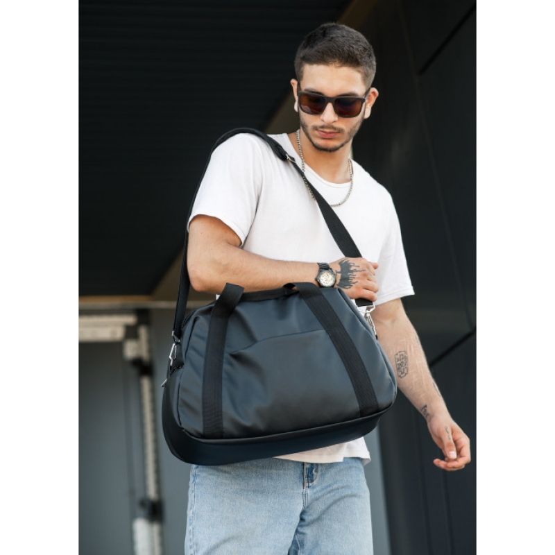 Спортивна сумка Sambag Vogue чорна (90221001m)