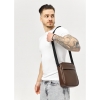 Сумка через плече месенджер Sambag Makros коричнева (70230020m)