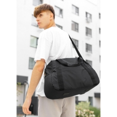 Спортивна сумка Sambag Vogue чорна тканева