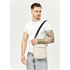 Сумка через плече месенджер Sambag Makros сіра